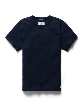 1x1 Slub T-Shirt Navy