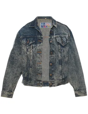 Acid Wash Denim Jacket - S