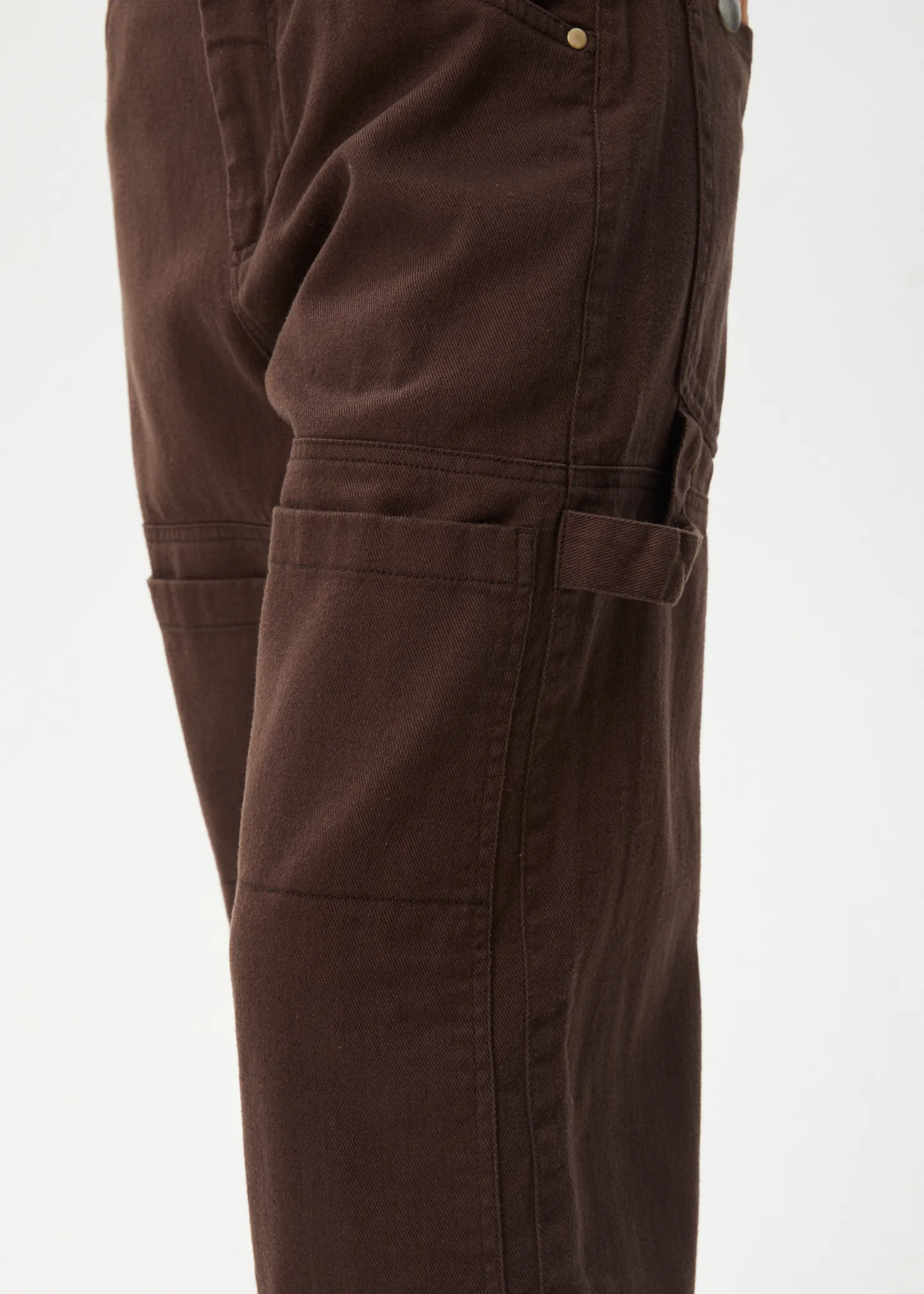 AFENDS Womens Moss - Carpenter Pants - Coffee