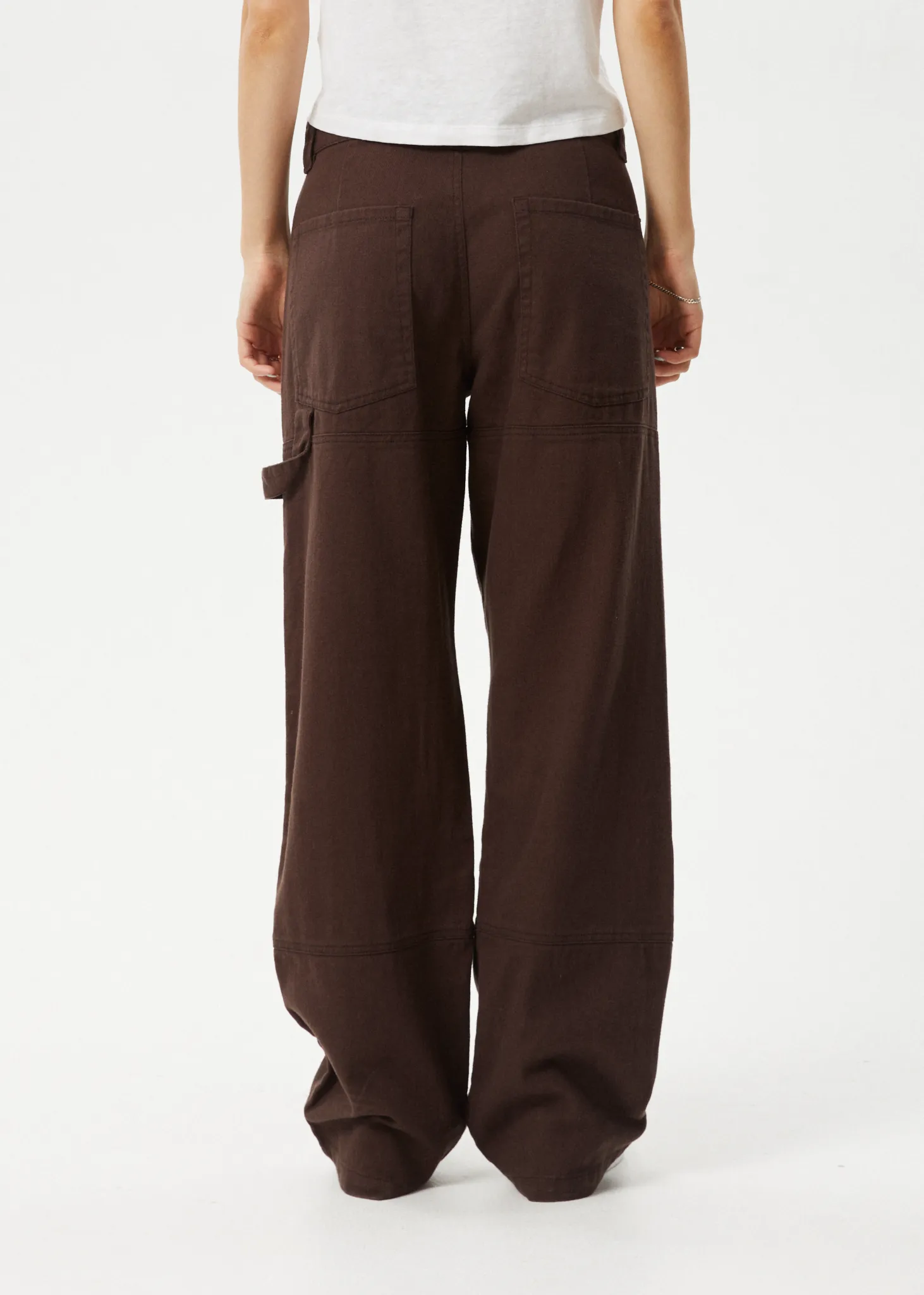 AFENDS Womens Moss - Carpenter Pants - Coffee