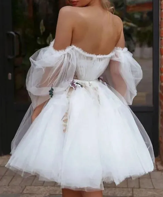 Ariana Tulle Short Whimsical Wedding Dress All Sizes/Colors