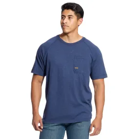 Ariat Men's Rebar CottonStrong T-Shirt_Navy Heather