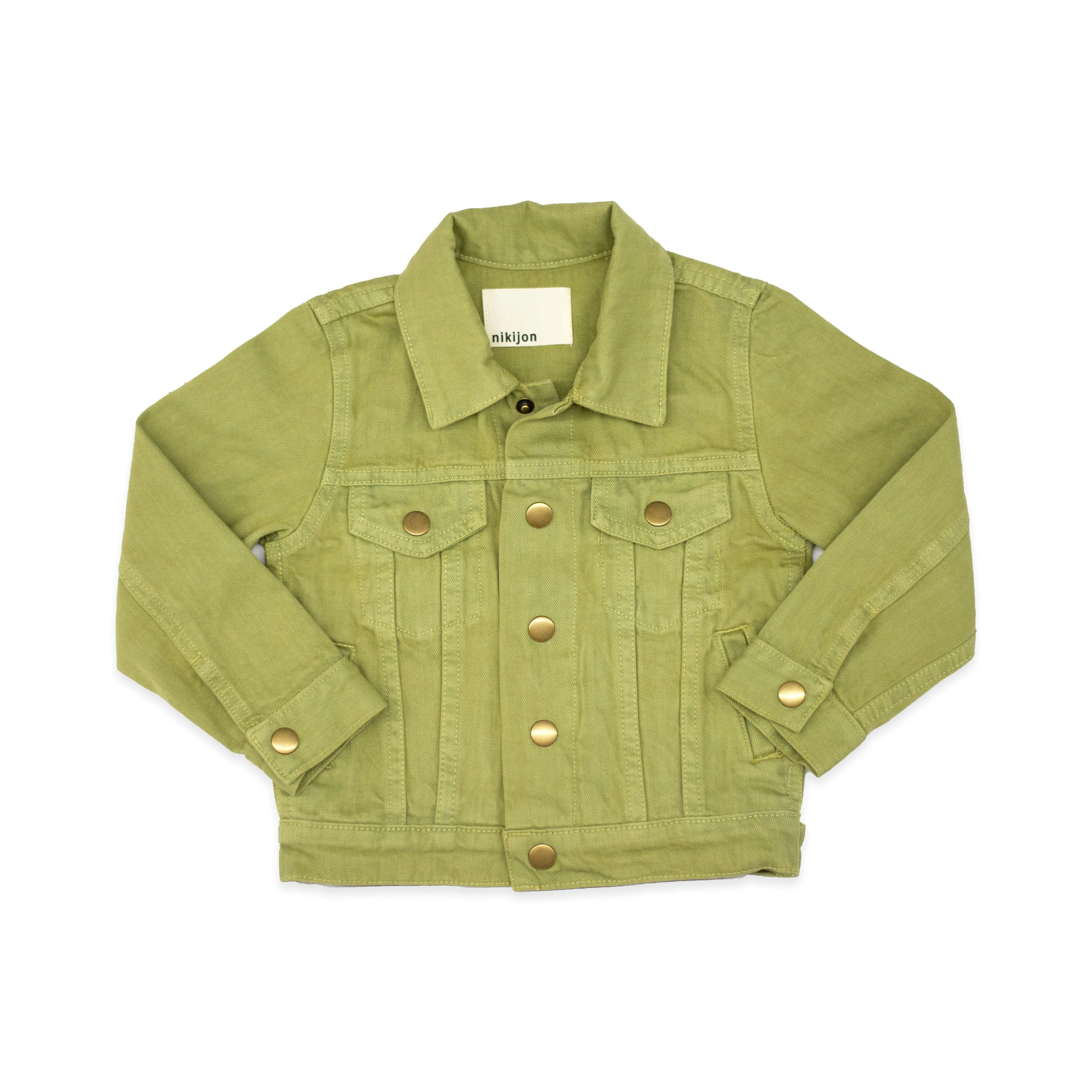 Babies   Kids Denim Jacket - Sour Apple