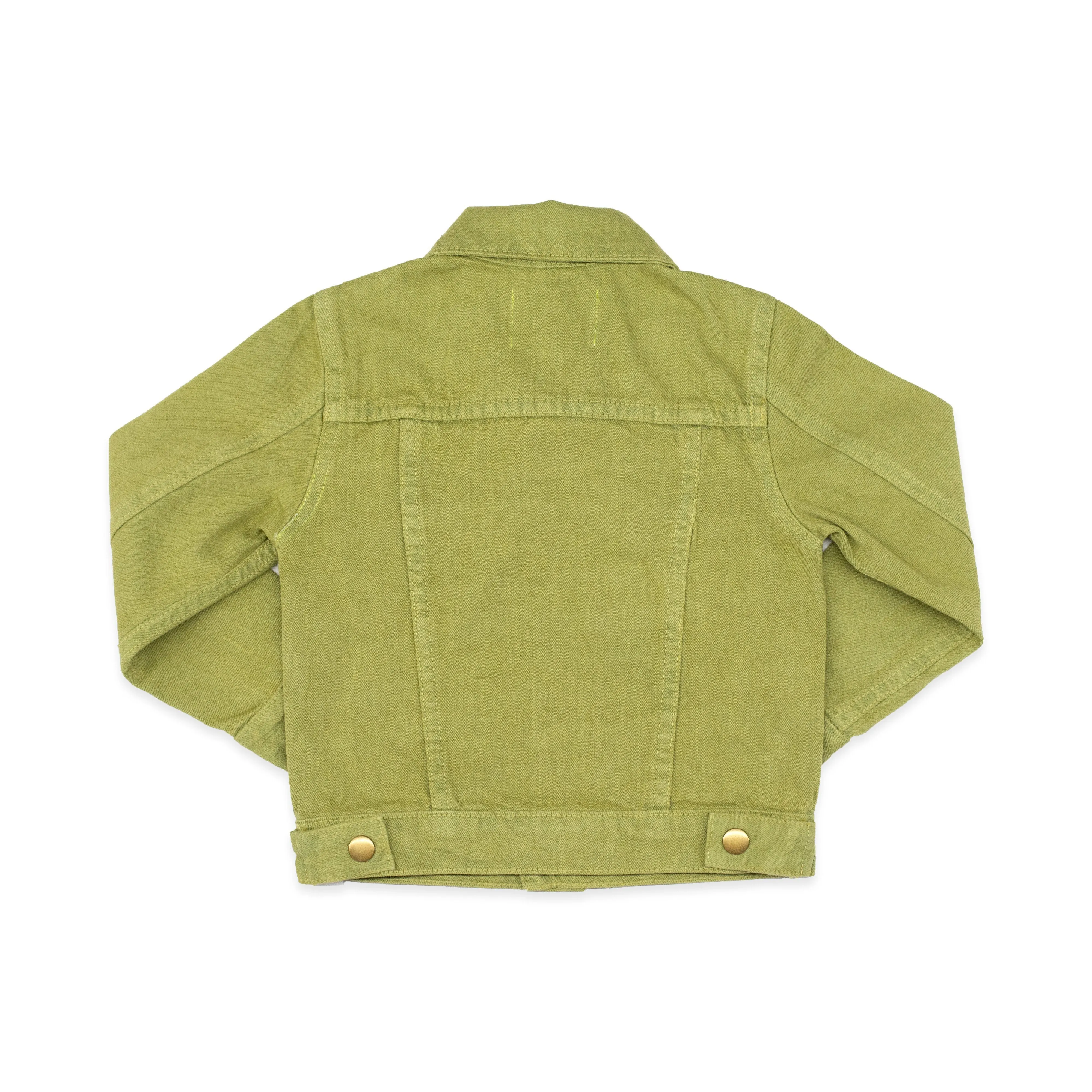 Babies   Kids Denim Jacket - Sour Apple