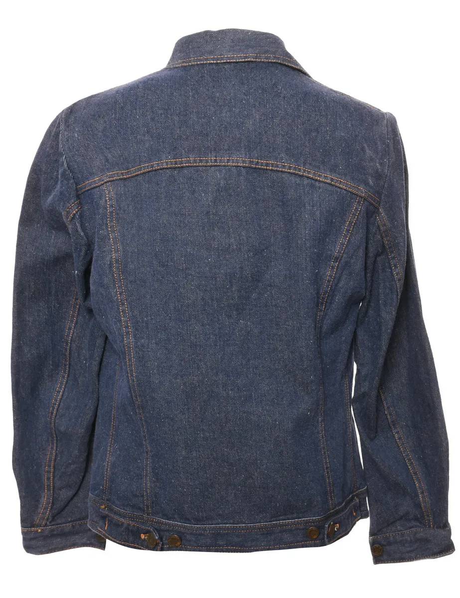 Button Front Denim Jacket - M