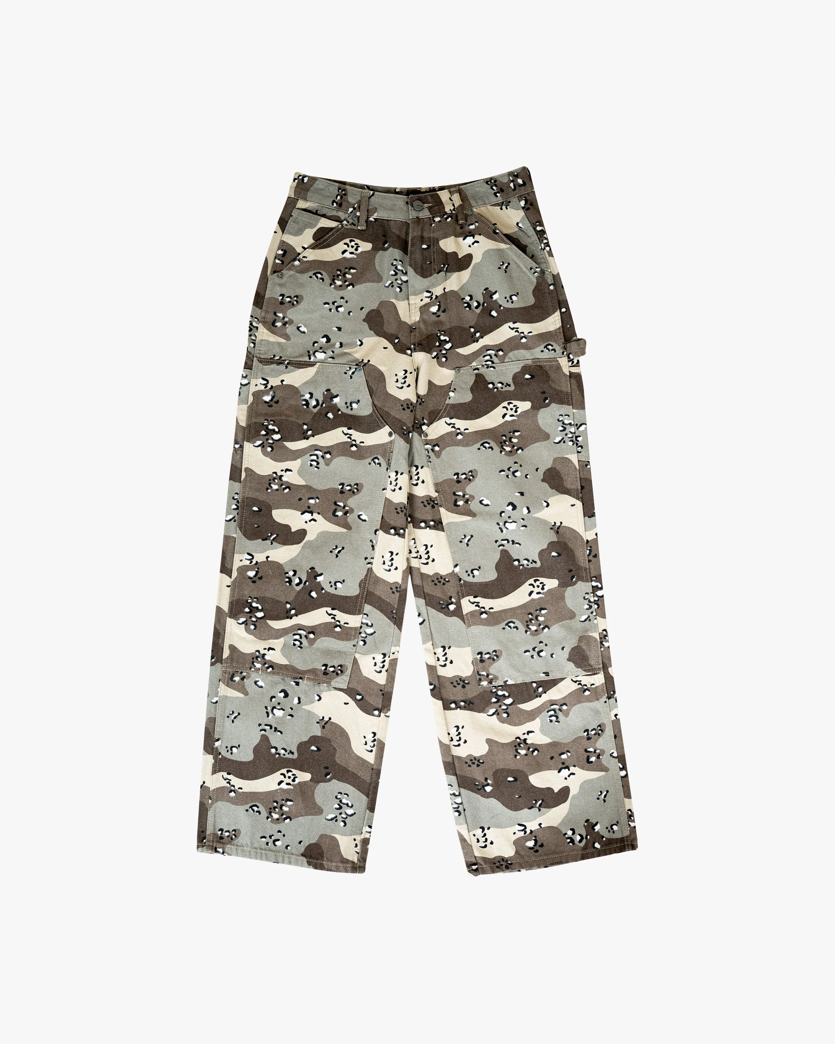 CAMO CARPENTER PANTS - DESERT CAMO