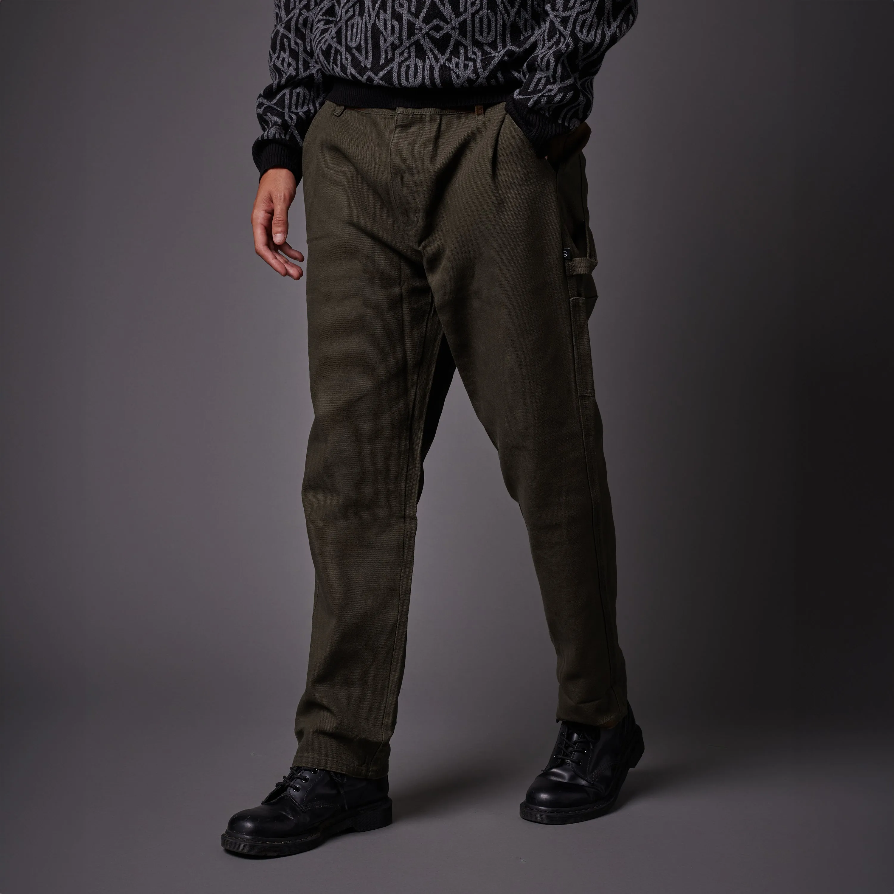 Canvas Carpenter Pants Dark Night