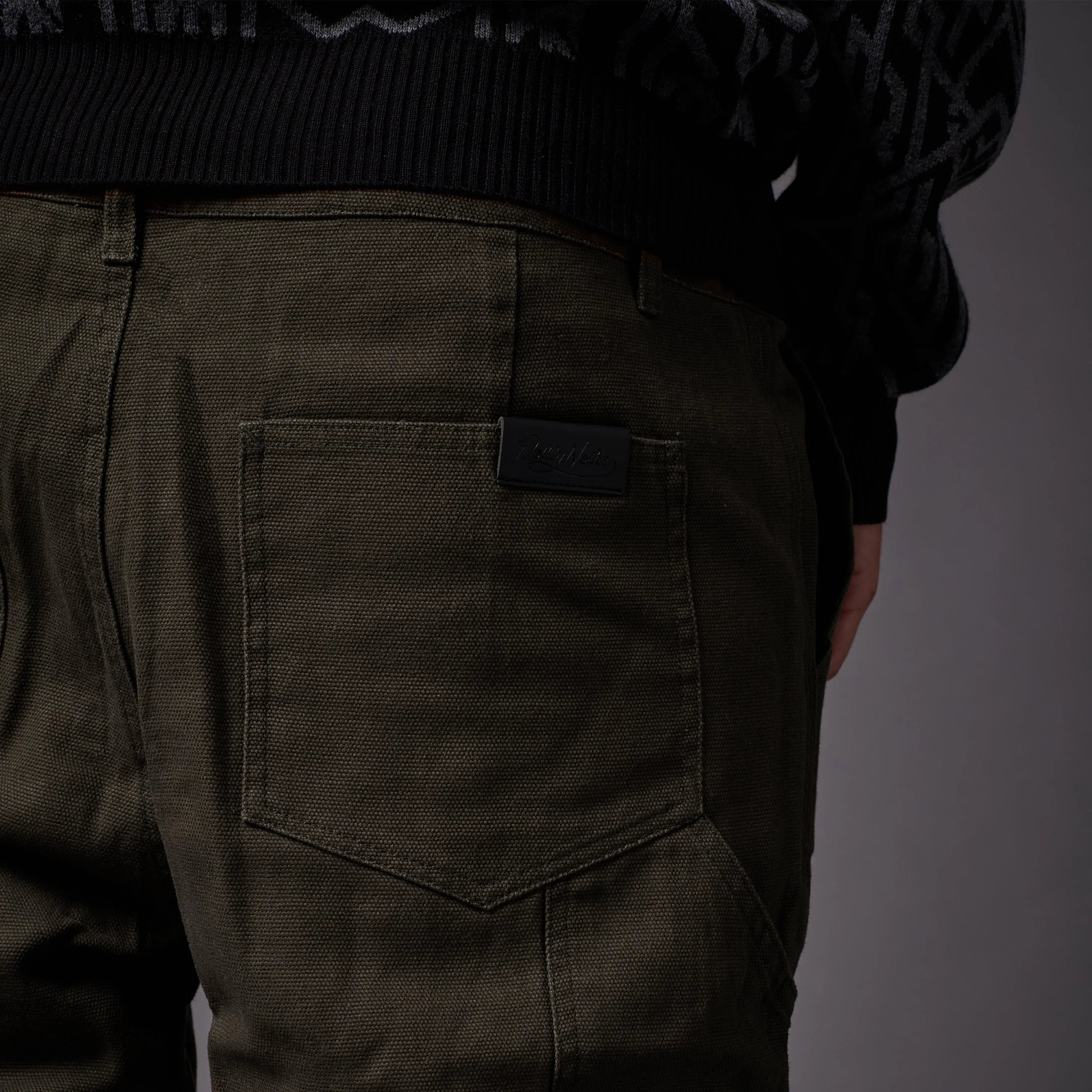 Canvas Carpenter Pants Dark Night