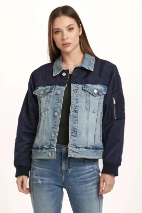 Charly Contrast Denim Jacket