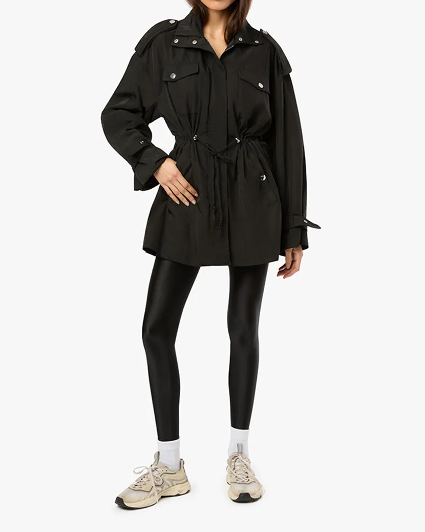 Cinched Waist Anorak Jacket