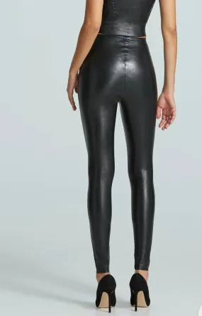 COMMANDO Faux leather leggings Black