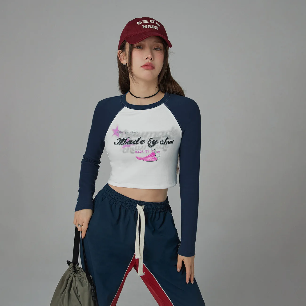 Feel Good Raglan Cropped T-Shirt