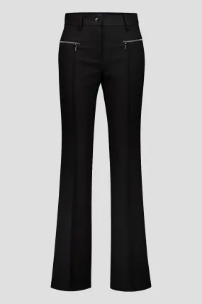 Gardeur Zaria Black bootcut pants