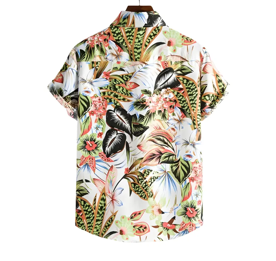 Hawaiian button up shirts - floral shirts