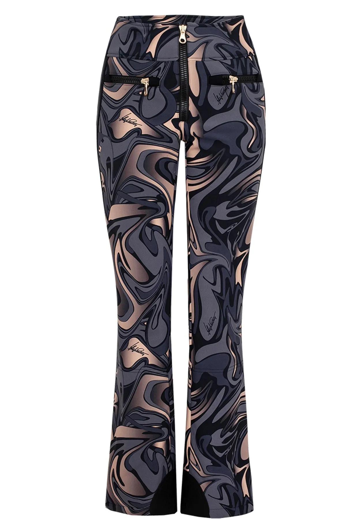 High Society Thaly Softshell Ski Pant in Mirage Black