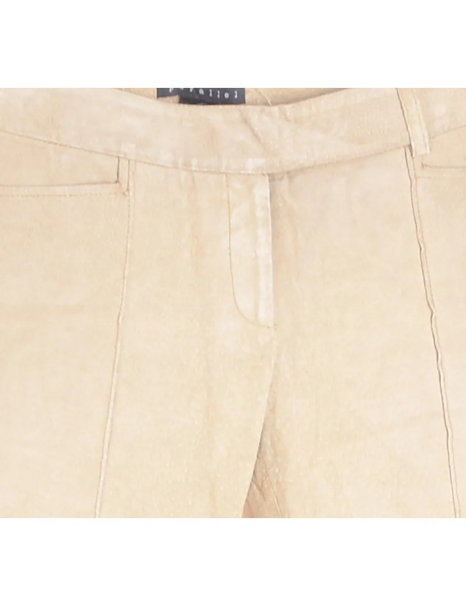 Label Suede Cali Bootcut Trousers