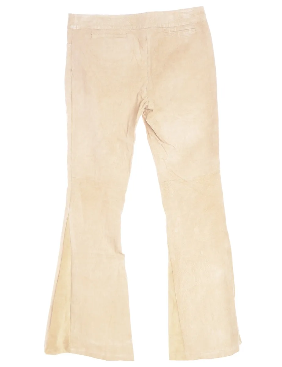 Label Suede Cali Bootcut Trousers