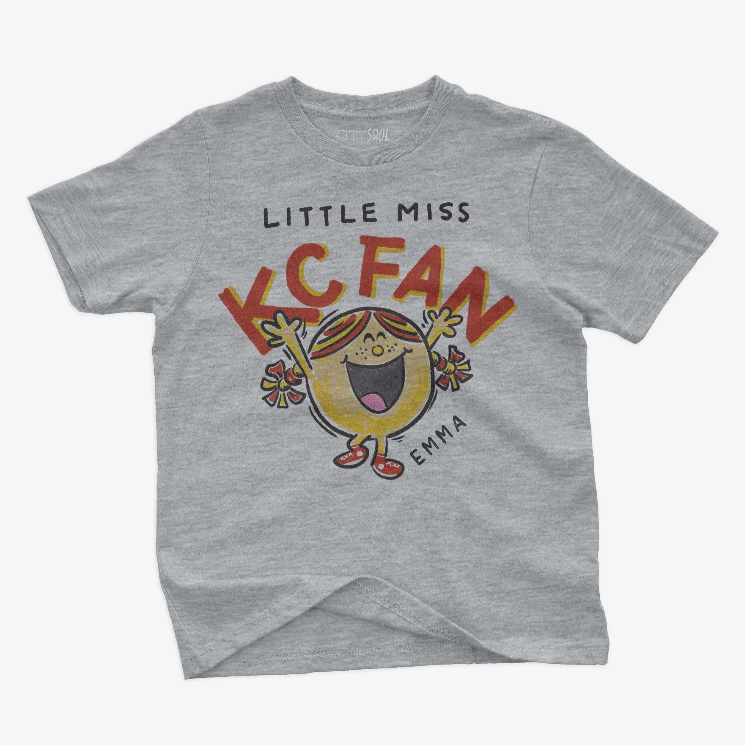 Little Miss Chiefs Fan adorable little miss girls chiefs kansas city chiefs shirts