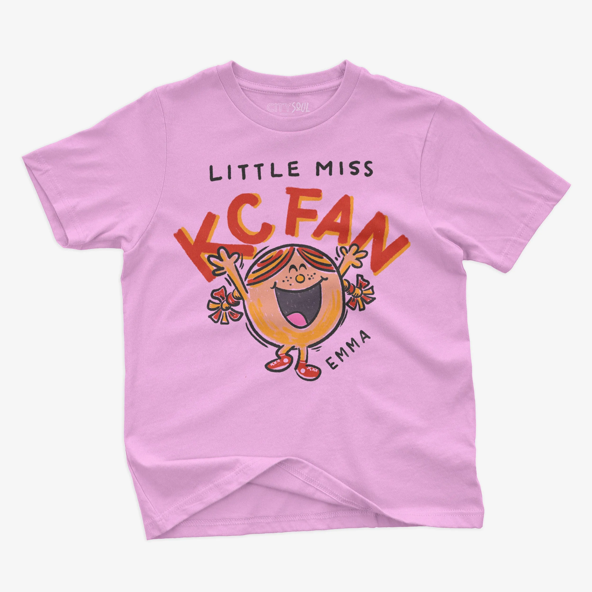 Little Miss Chiefs Fan adorable little miss girls chiefs kansas city chiefs shirts