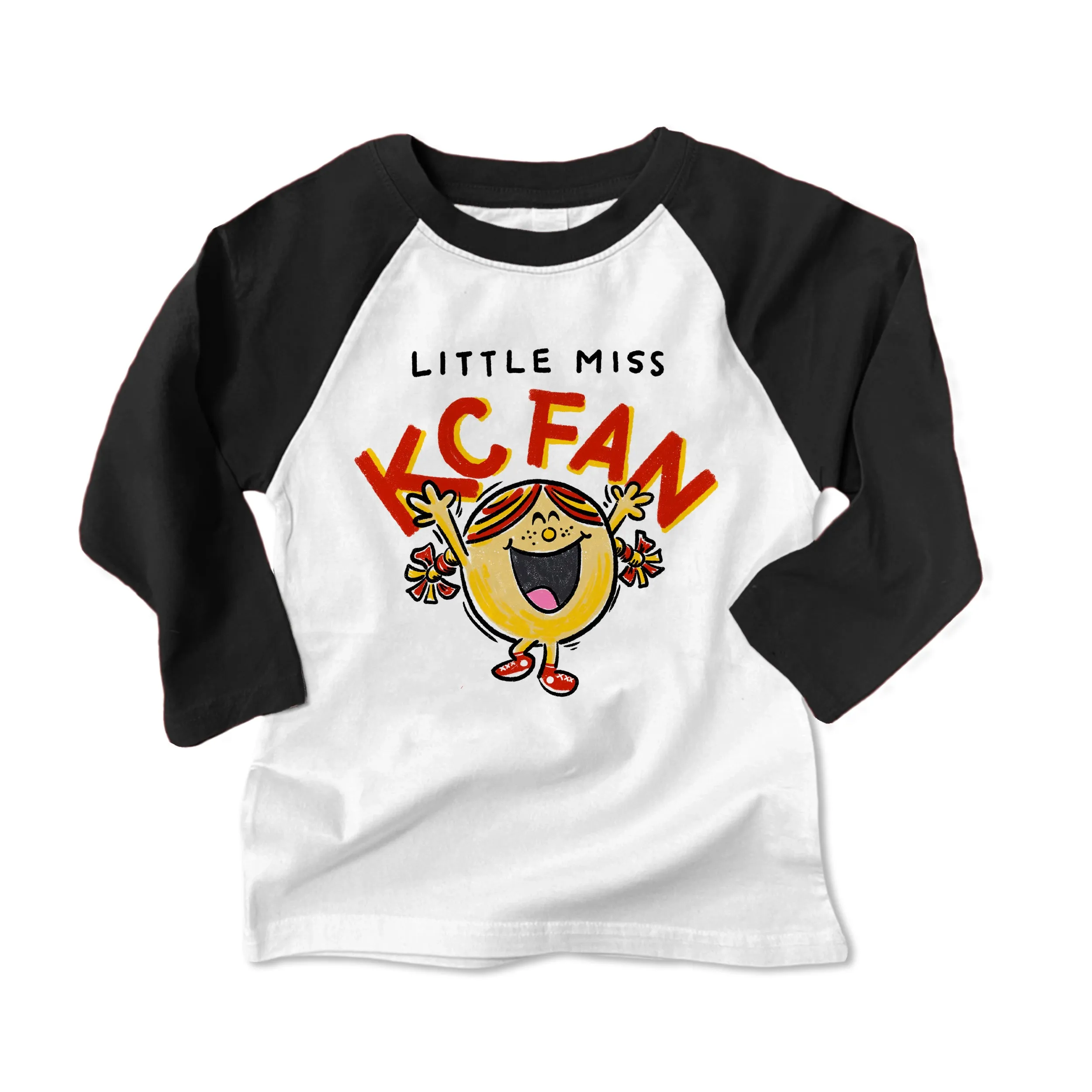 Little Miss Chiefs Fan adorable little miss girls chiefs kansas city chiefs shirts