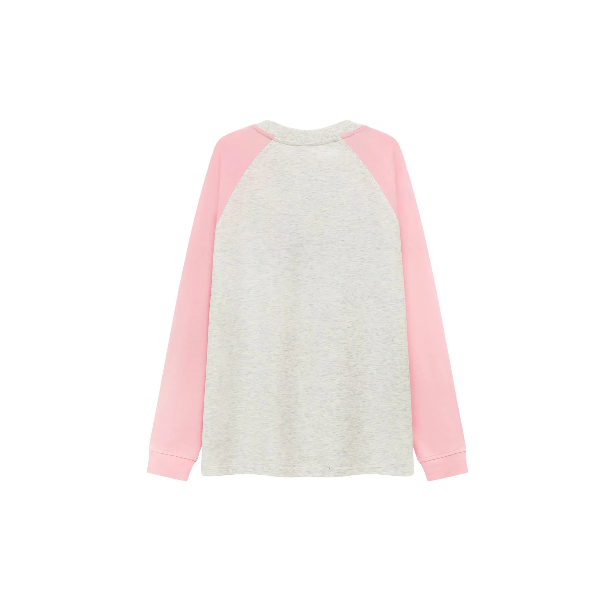 Logo Flowers Raglan Color T-Shirt