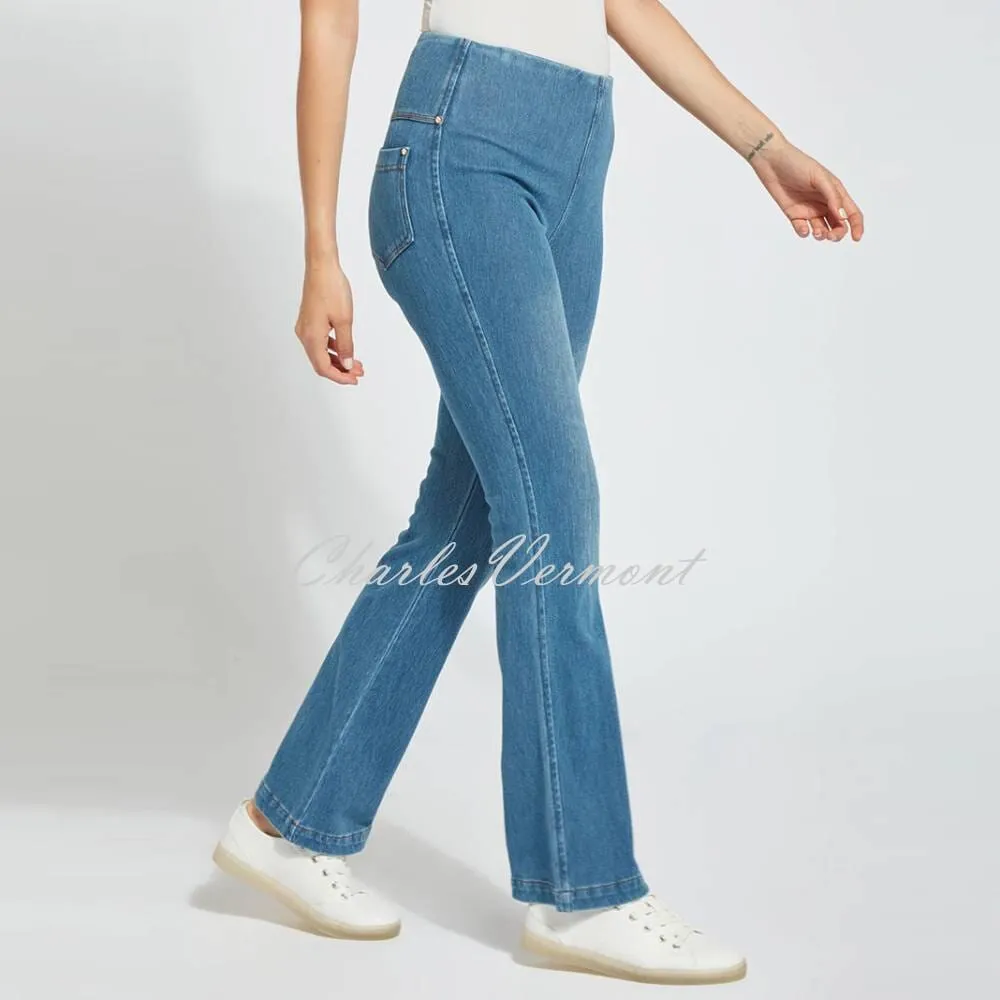 Lysse Denim Baby Bootcut Jean with Back Pockets – Style 2278 (Mid Wash)