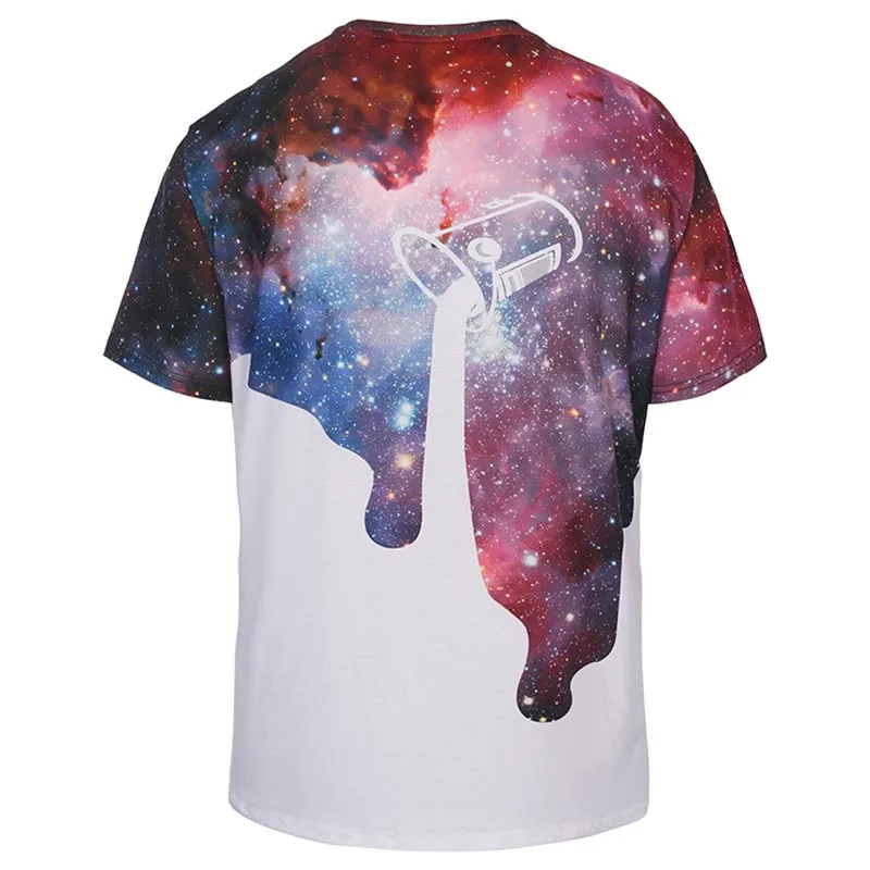 Men's 3D T-Shirt Space Galaxy Top