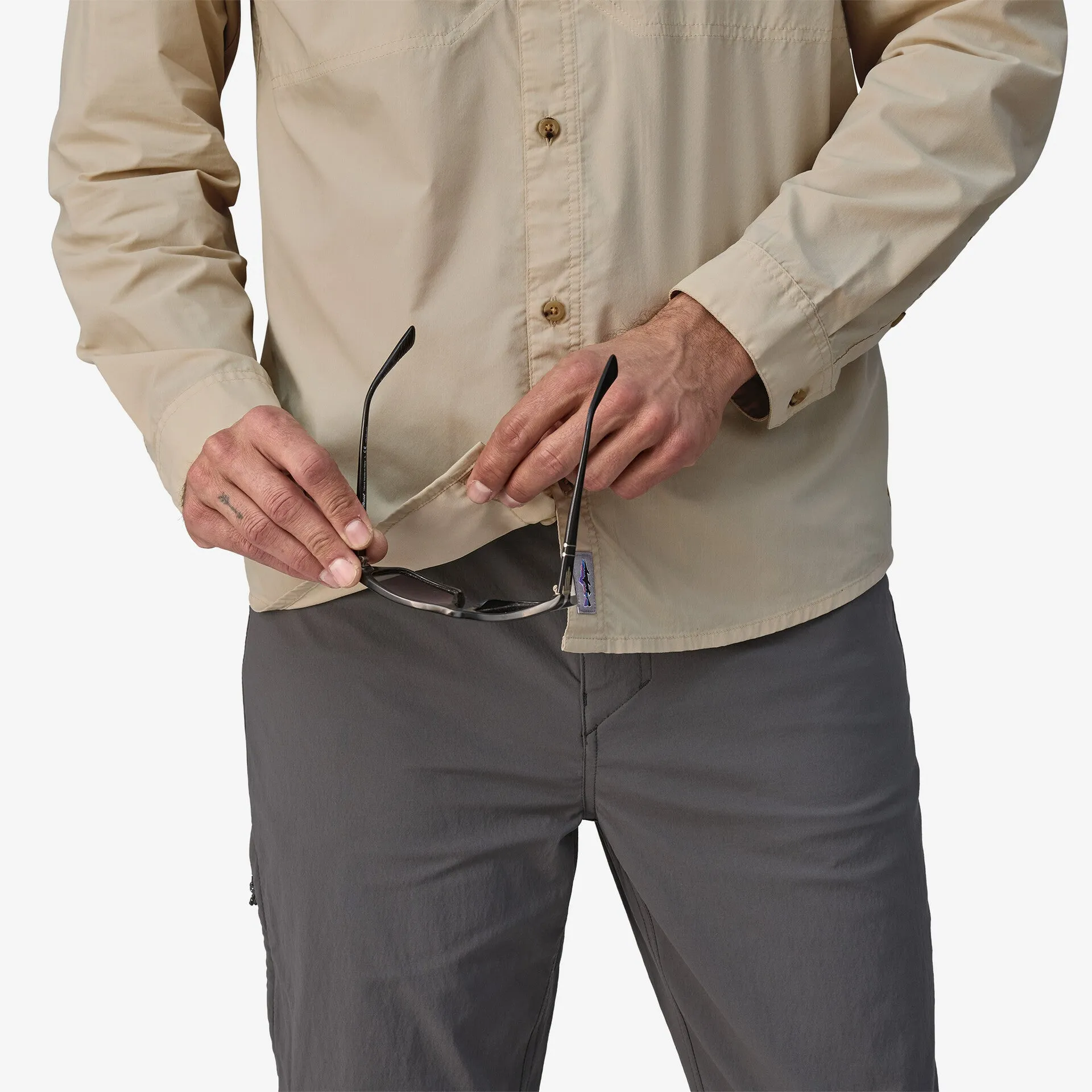 Men's Long Sleeved Sun Stretch Shirt