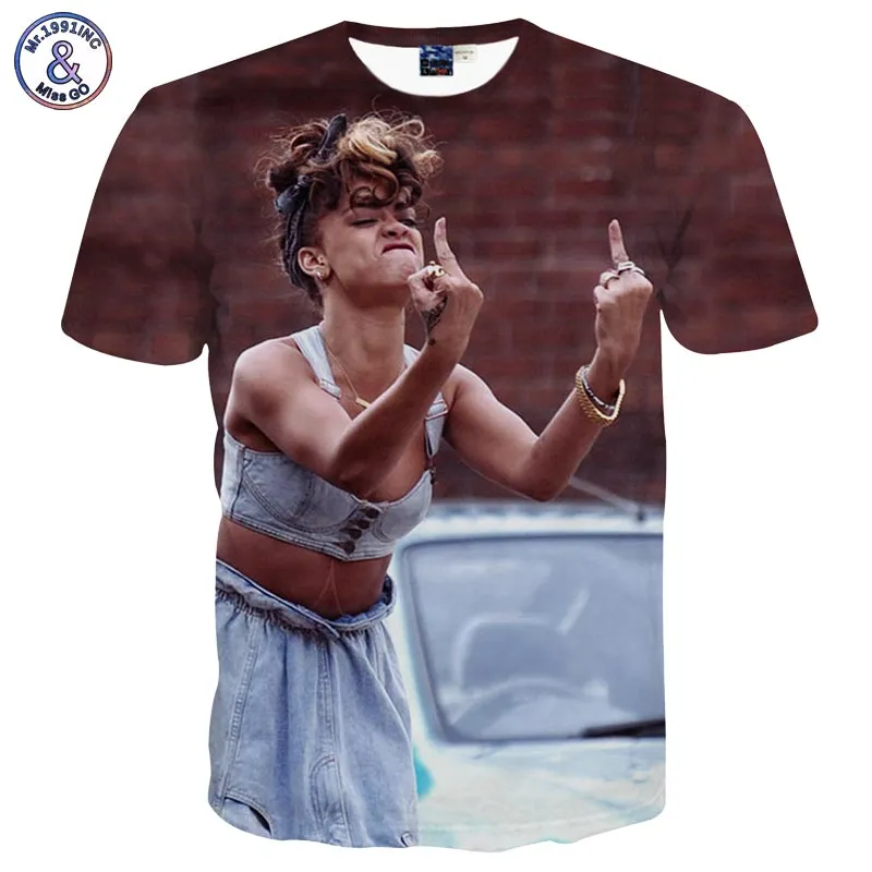 Men's Rihanna 3D T-Shirt