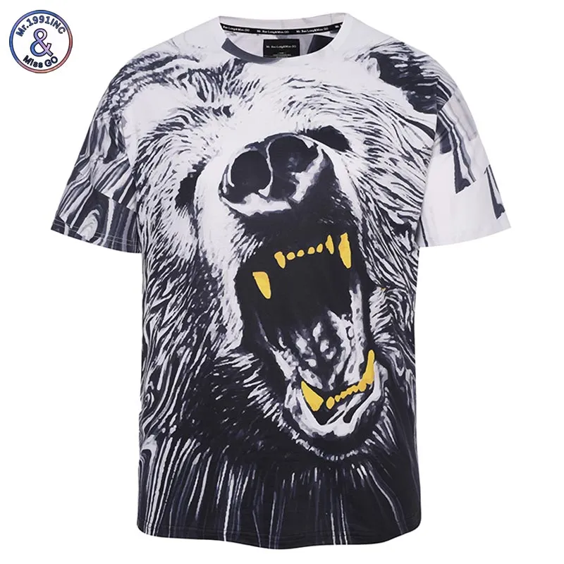 Men's T-Shirt 3D Bear