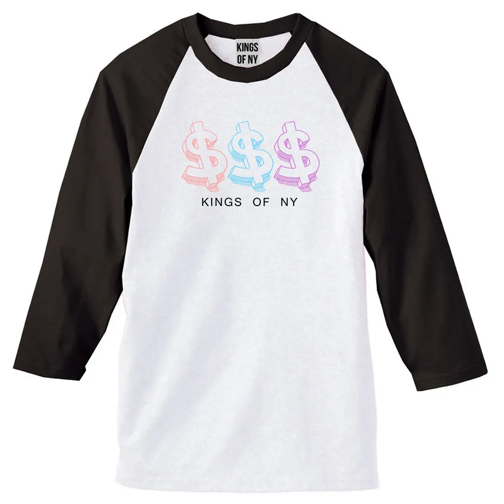 Money Signs Colors SP17 3/4 Sleeve Raglan T-Shirt