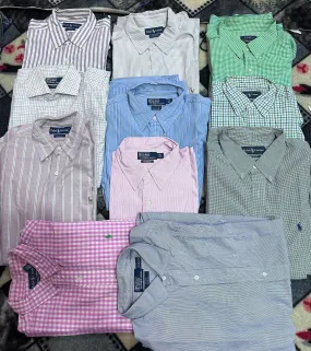 Ralph Lauren button up shirts 11 pieces