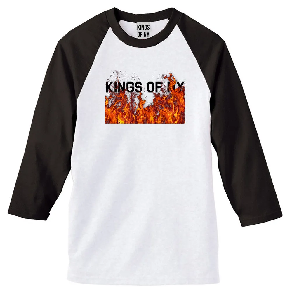 Rising From The Flames 3/4 Sleeve Raglan T-Shirt