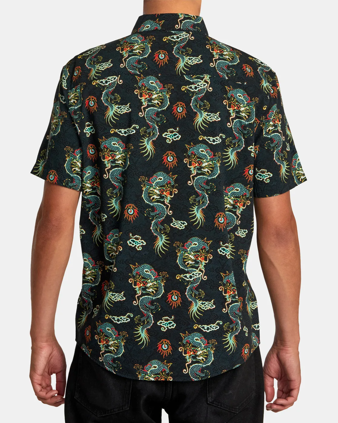 RVCA Neon Dragon Short Sleeve Shirt