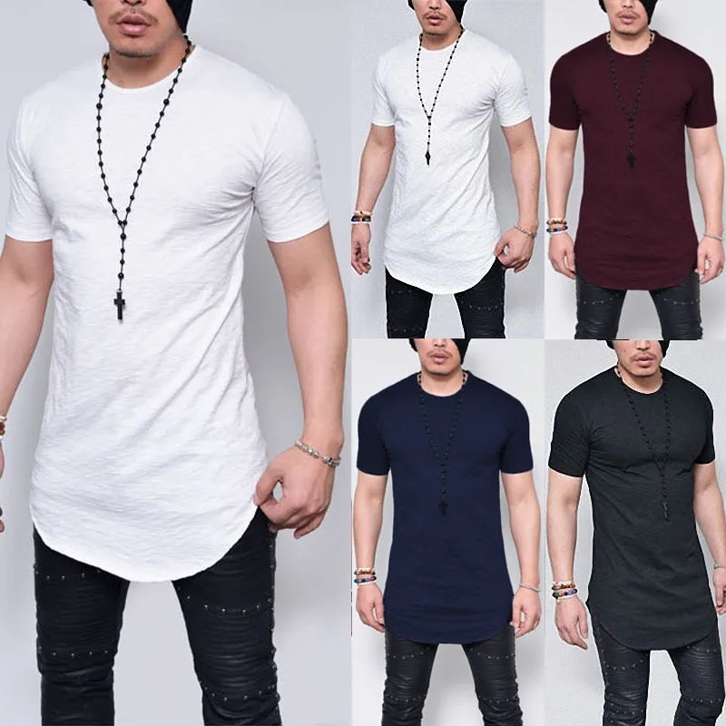 Short sleeve t shirt GRAIN Slub cotton tshirt men