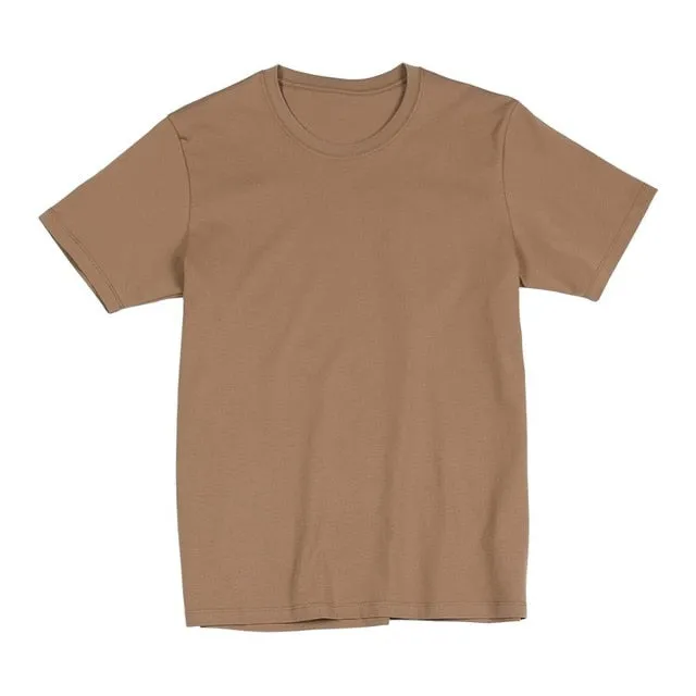 SIMWOOD 2020 Summer new 100% cotton t-shirt men o-neck solid color t shirt basic tees plus size short sleeve tops 190402