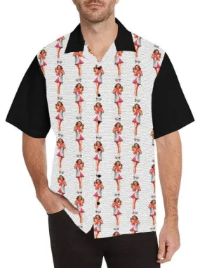 Skater Girl Button Up Shirt