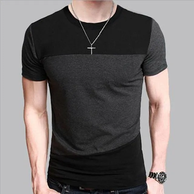 Slim Fit Crew Neck T-shirt Men