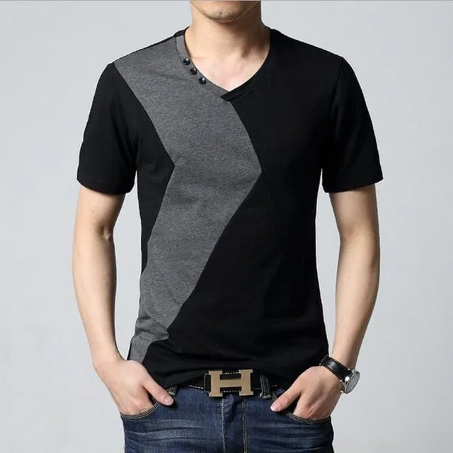 Slim Fit Crew Neck T-shirt Men