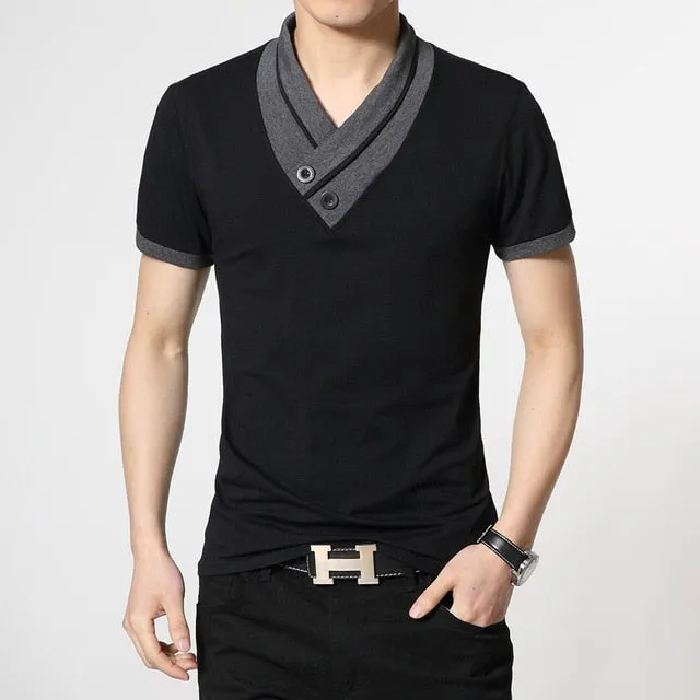 Slim Fit Crew Neck T-shirt Men