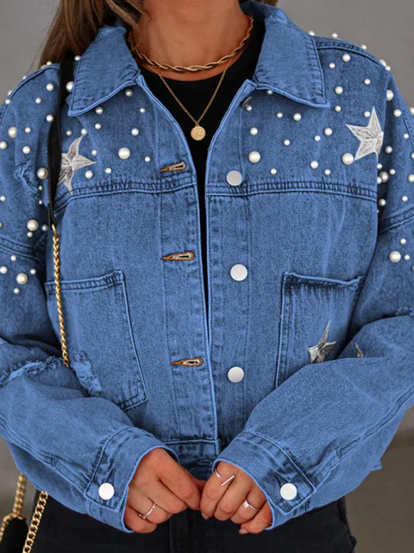 Stars & Planets = Galaxy Denim Jacket