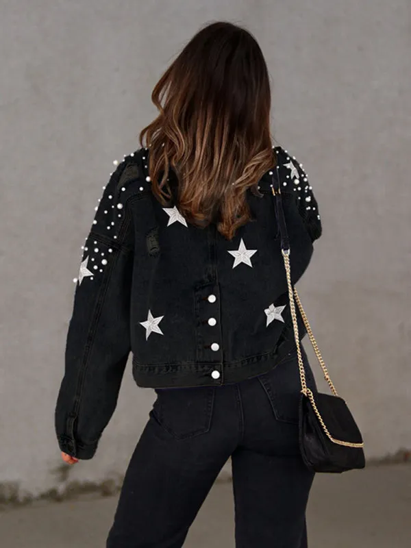 Stars & Planets = Galaxy Denim Jacket