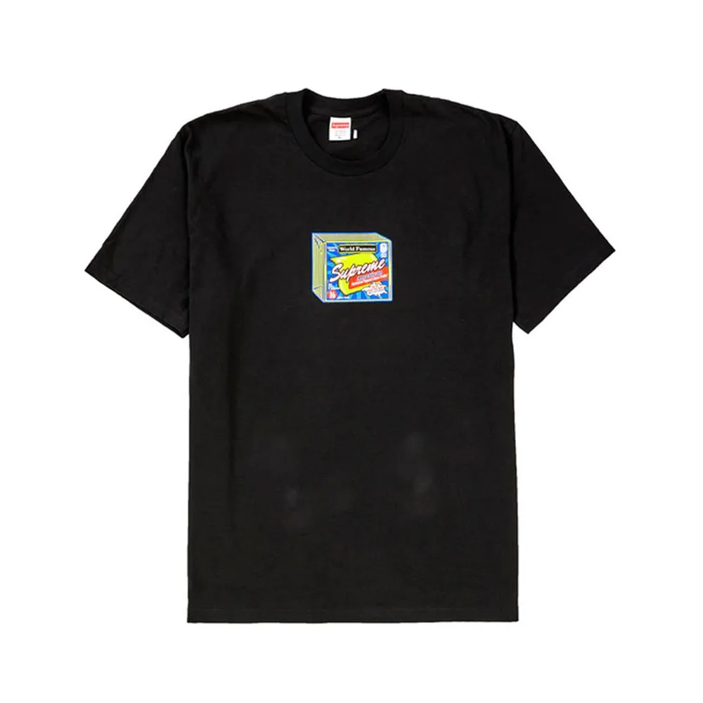 SUPREME FW19 CHEESE TEE BLACK