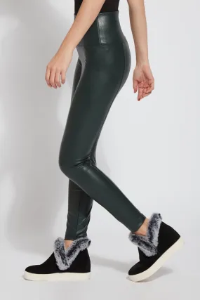 Textured Leather Leggings