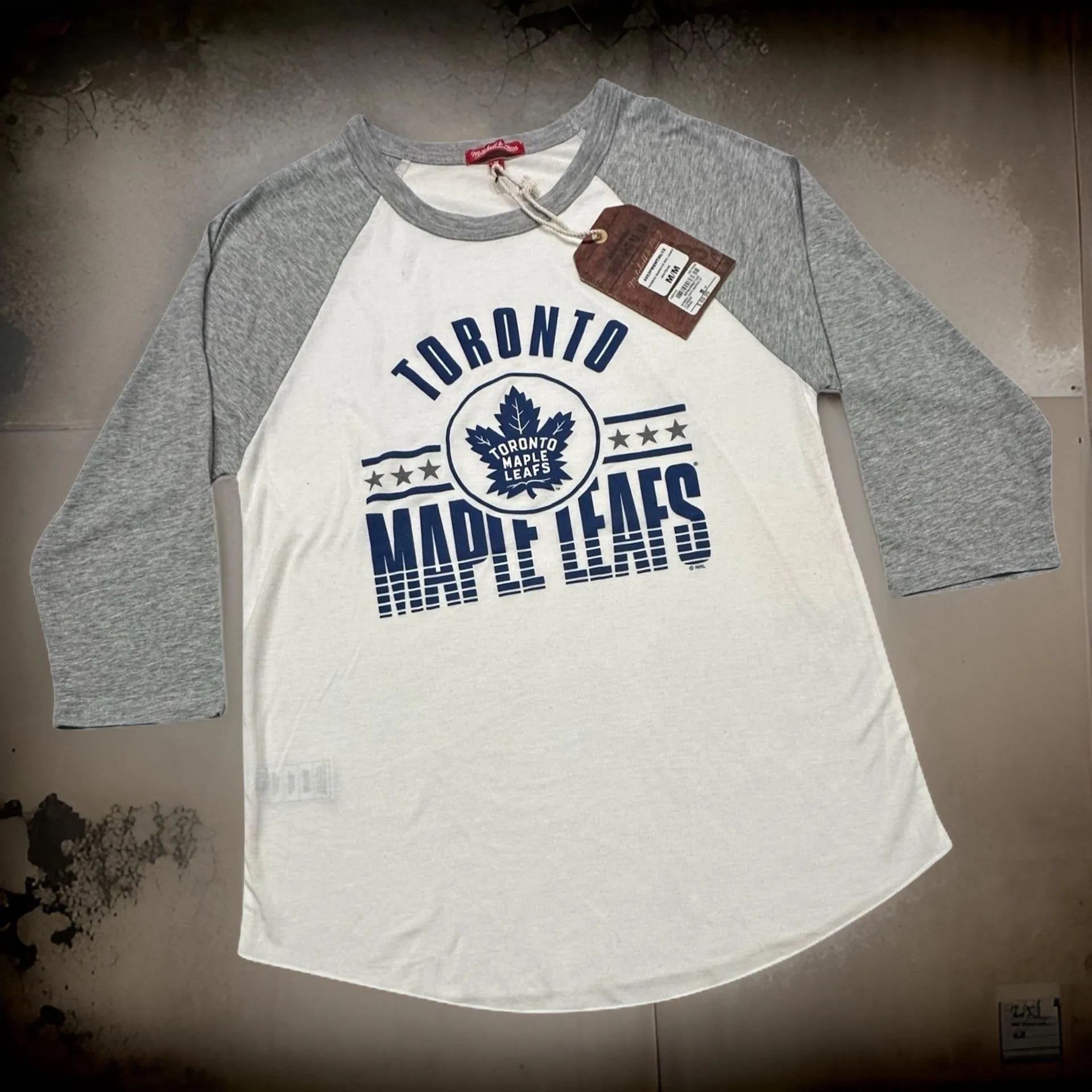 *Toronto Maple Leafs* baseball raglan tees by Mitchell & Ness (Women)